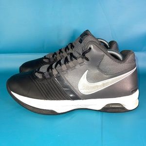 Nike Air Visi Pro V Basketball Shoes Black/Silver/White Women's 9 653772-001